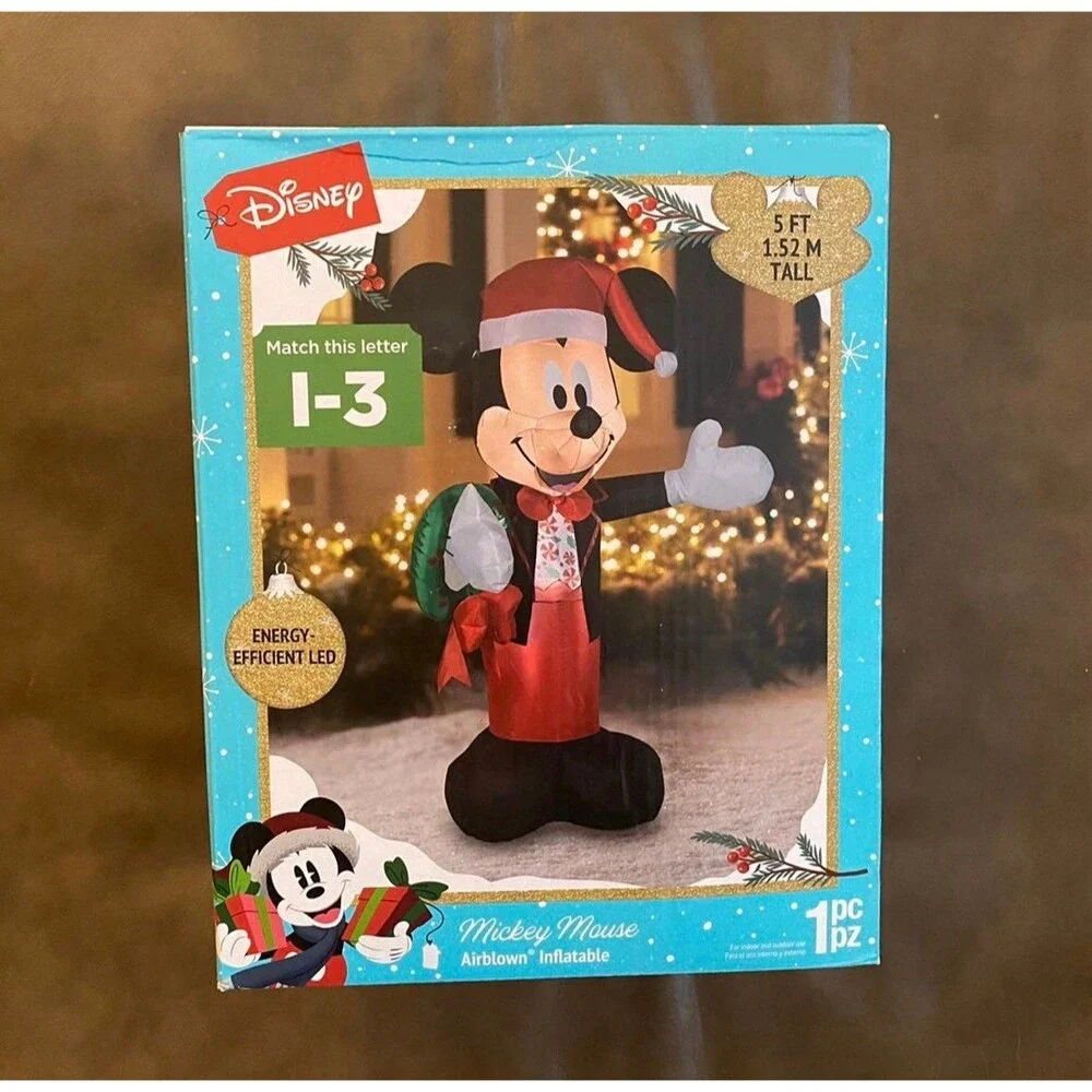 5ft Disney Mickey Mouse Airblown Holiday Inflatable